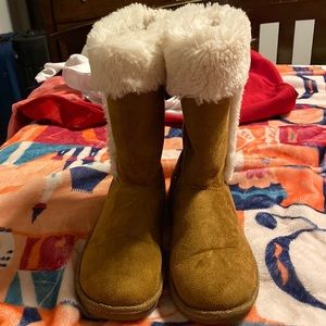 Girls for top zipper boots